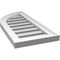 Ekena Millwork Quarter Round Top Left Surface Mount PVC Gable Vent w/ 2"W x 1-1/2"P Brickmould Frame, 12"W x 26"H GVPQL12X2602SF - alternate 4